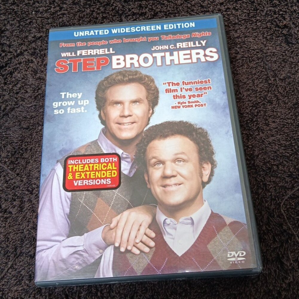 Step Brothers DVD Unrated Widescreen Edition Will Ferrell John‎ C Reilly Comedy